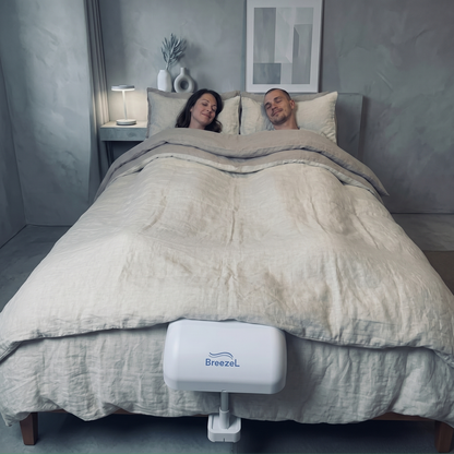 🛏️ Bed Cooling Fan – ❄️ Cordless Under-Duvet Sleep Fan with 5 Speeds & Adjustable Height
