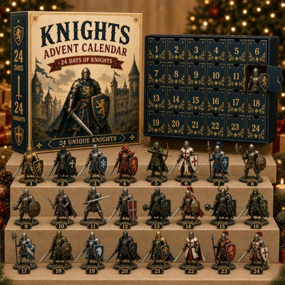 ⏳ Last Day 49% OFF – ⚔️🏰 Knights Advent Calendar 2026 | 24 Days of Knights with 24 Unique Medieval Warrior Figurines & Fantasy Collectibles 🎄🛡️