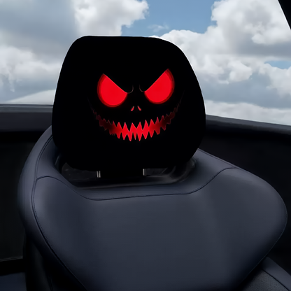 🔥LAST DAY PROMOTION 55% OFF😆Fear & Funny Car Headrest Covers – Universal Fit 2PCS🚗