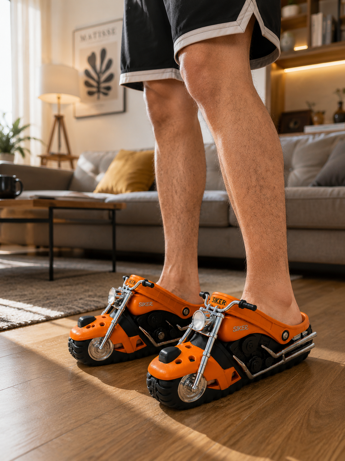 🏍️ Ride-On Motorcycle Slippers™🔥