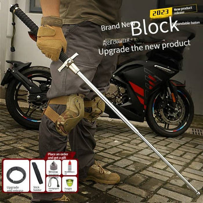 🎉LAST DAY 55% OFF🔥Improved Self-Defense, Automatically Retractable Hiking Stick