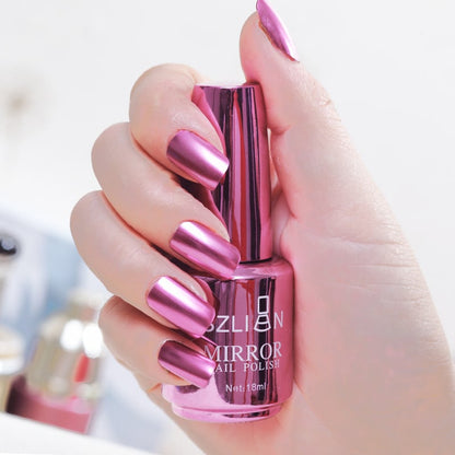 2026 Glamorous Metallic Mirror Nail Polish