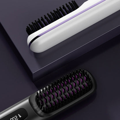 ✨✨Last Day Special Price 💥Wireless Ceramic Heating Hair Straightening Comb💇‍♀️