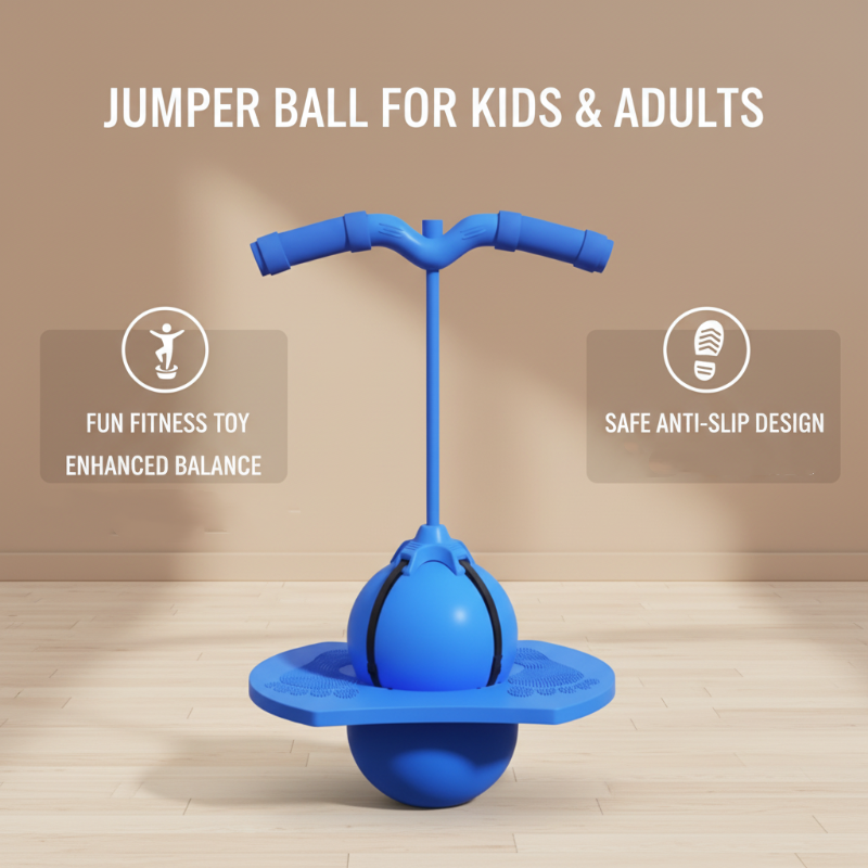 Fun and Fitness Never Stop💪2‑in‑1 Pogo Jumper &amp; Balance Ball