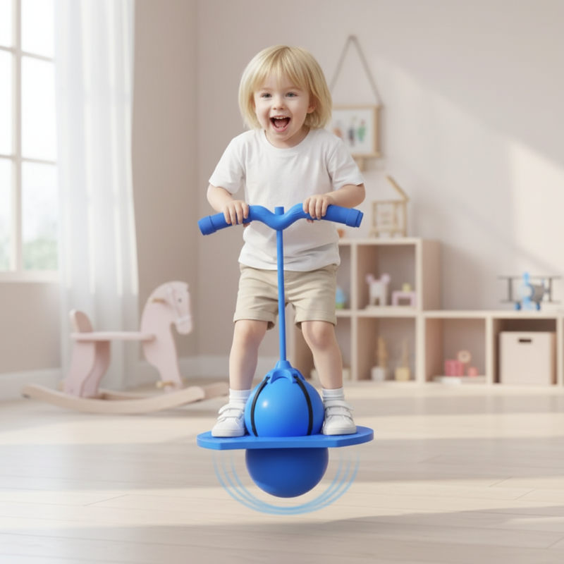 Fun and Fitness Never Stop💪2‑in‑1 Pogo Jumper &amp; Balance Ball