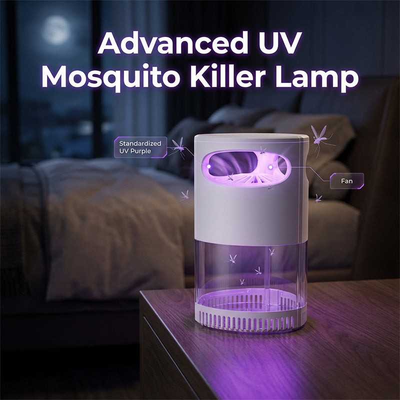 🌙HOT SALE 50% OFF🔥Quiet UV Mosquito Trap – Chemical-Free & Safe for Kids & Pets🦟