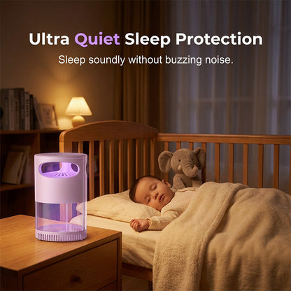 🌙HOT SALE 50% OFF🔥Quiet UV Mosquito Trap – Chemical-Free & Safe for Kids & Pets🦟