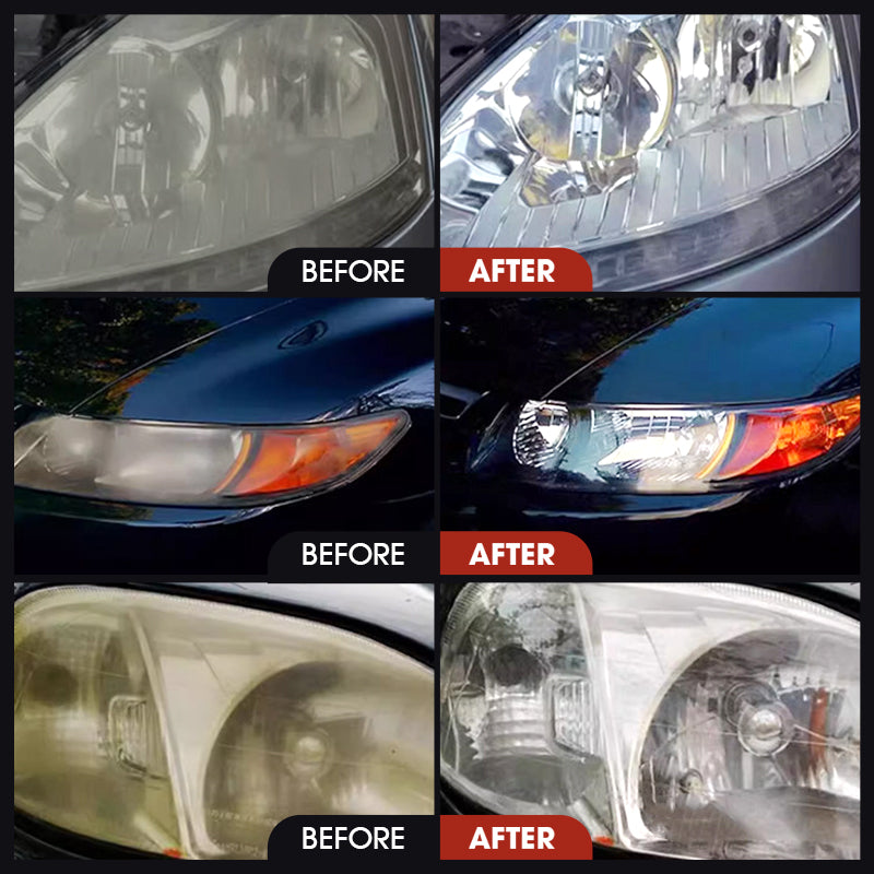 💡Car Headlight Restoration Kit🧽 Bring Dull Lights Back to Life