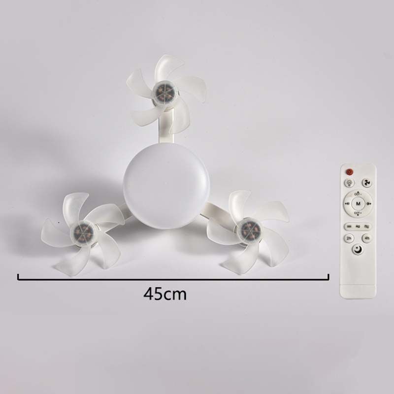 🔥HOT SALE 50% OFF🌀New E27 Socket Ceiling Fan Light – 2‑in‑1 Silent LED Fan with Remote Control