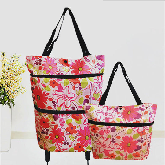 🔥HOT SALE 50% OFF - 🛍️Foldable 2-in-1 Shopping Bag