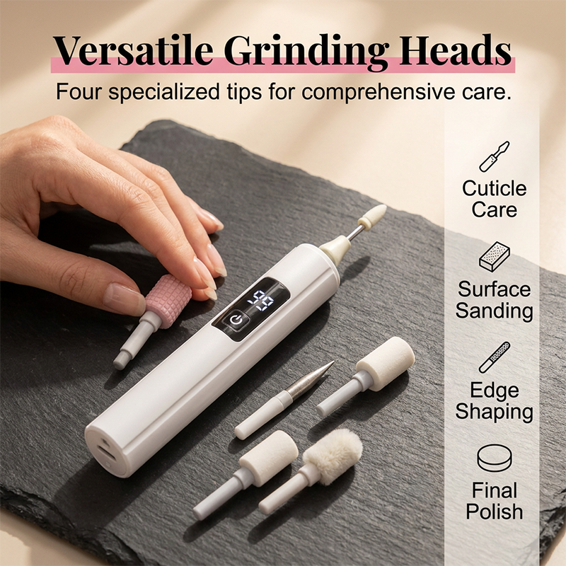 🥳💞HOT SALE 50% OFF💅✨Professional Electric Nail Polisher – Smooths thick nails, 99-speed display. Multiple heads for shaping & buffing. Salon at home! 🌟💎