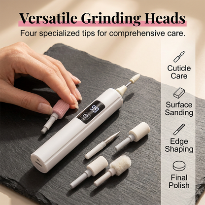 🥳💞HOT SALE 50% OFF💅✨Professional Electric Nail Polisher – Smooths thick nails, 99-speed display. Multiple heads for shaping & buffing. Salon at home! 🌟💎