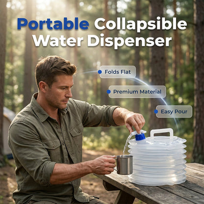 🔥HOT SLAE 49% OFF💧 Collapsible Water Container 🚰 Leakproof with Spigot