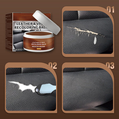Leather Repair Paste – Fills scratches & scuffs, restores texture. Available in multiple colours. Save your favourite sofa! 💺🛡️