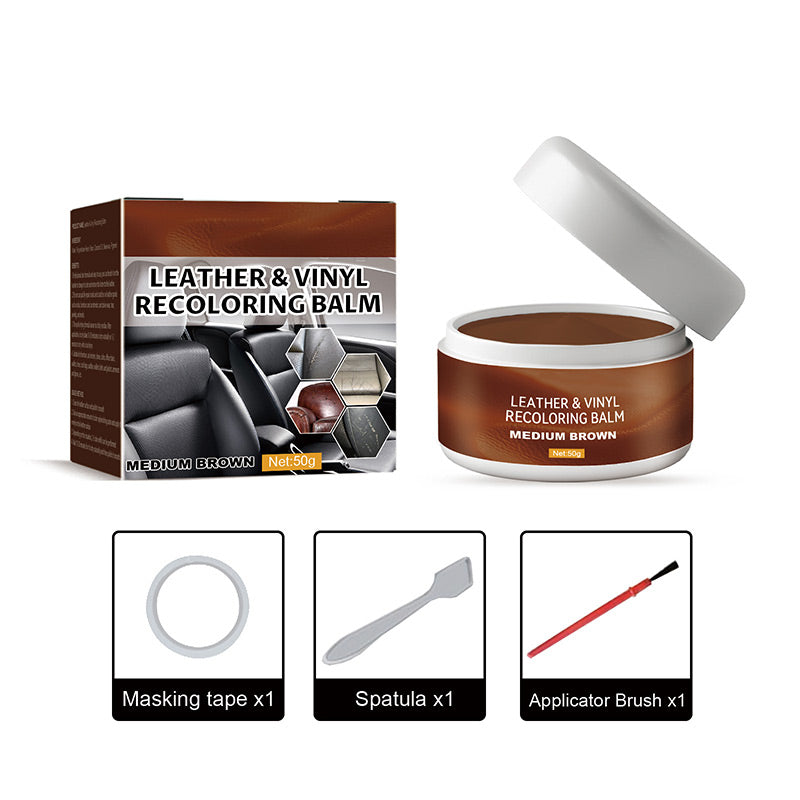 Leather Repair Paste – Fills scratches & scuffs, restores texture. Available in multiple colours. Save your favourite sofa! 💺🛡️