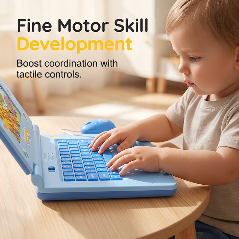 💻🎓 Kids Interactive Learning Toy Laptop – Educational Pretend Play Computer 🧠✨
