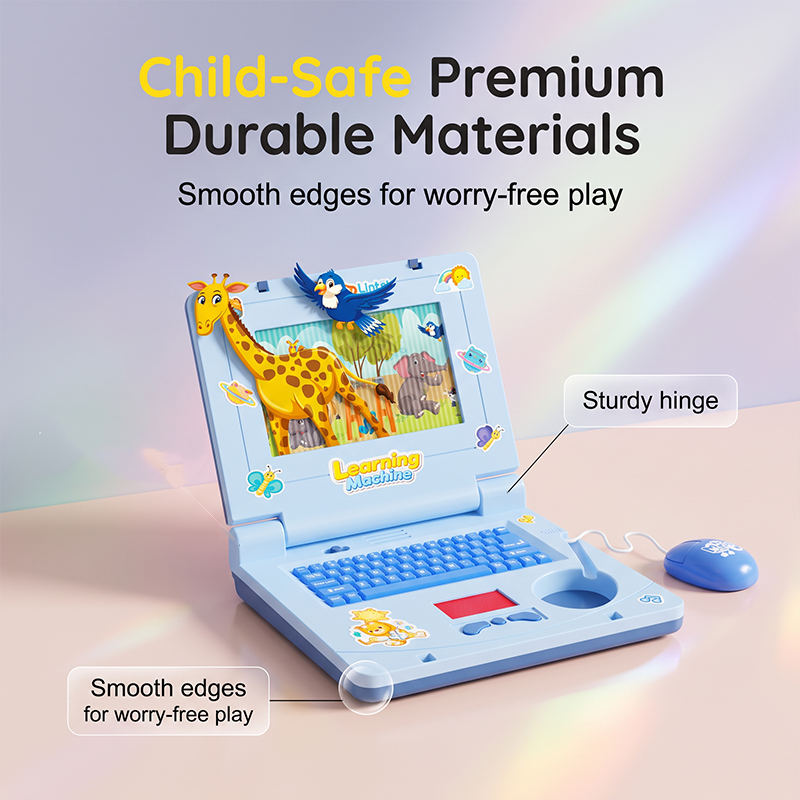 💻🎓 Kids Interactive Learning Toy Laptop – Educational Pretend Play Computer 🧠✨