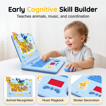💻🎓 Kids Interactive Learning Toy Laptop – Educational Pretend Play Computer 🧠✨