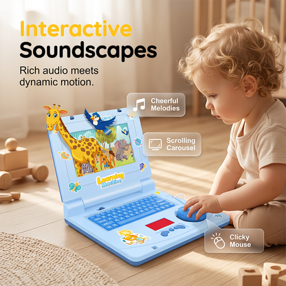 💻🎓 Kids Interactive Learning Toy Laptop – Educational Pretend Play Computer 🧠✨
