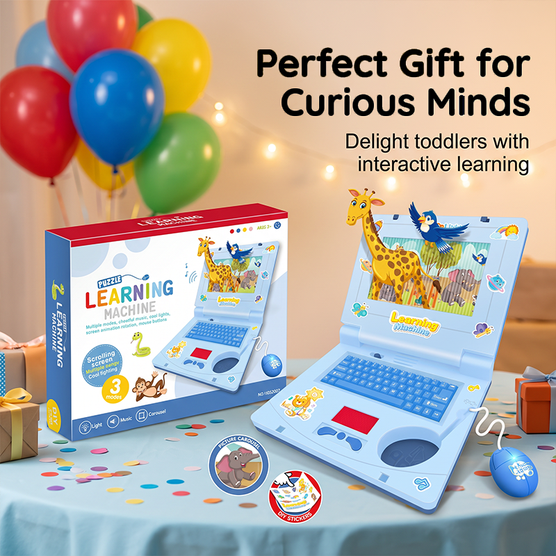 💻🎓 Kids Interactive Learning Toy Laptop – Educational Pretend Play Computer 🧠✨