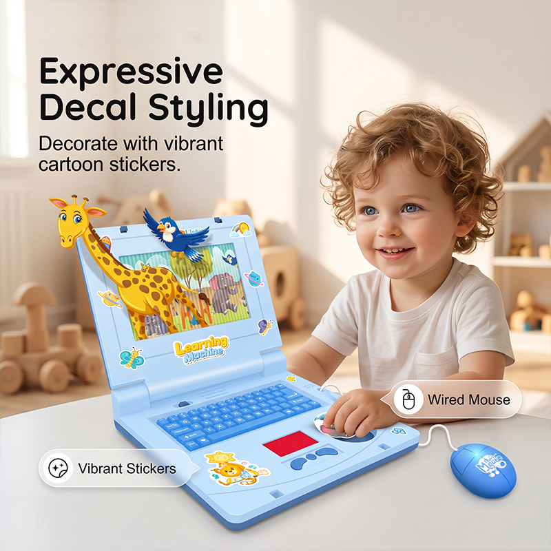 💻🎓 Kids Interactive Learning Toy Laptop – Educational Pretend Play Computer 🧠✨