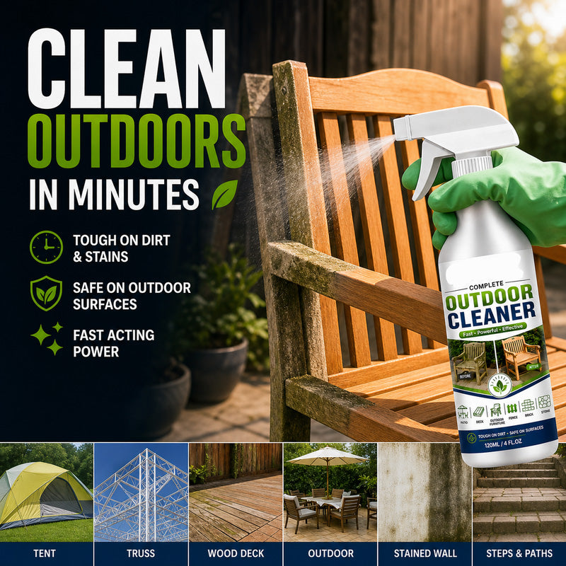 🏡Refresh Your Outdoor Spaces 🍃Multi-Surface Outdoor Cleaning Spray