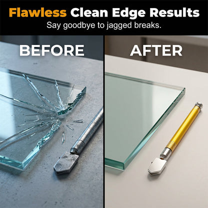 🔥HOT SALE 50% OFF🔧💎Professional Diamond Glass Cutter – Precision carbide tip, alloy handle & anti‑slip grip. Clean cuts on tiles, mirrors & thick glass – save on professional fees! 🛠️✨